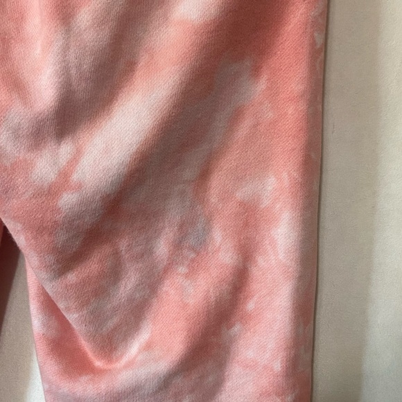 Outdoor voices women's XS coral/white tie dye pocket sweatpants EUC - Picture 8 of 8